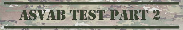 ASVAB Test Part 2