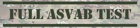 Full ASVAB Test Banner